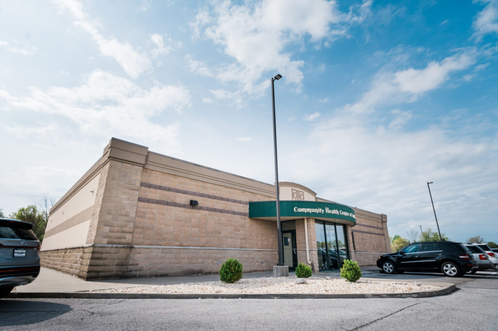 Front exterior of CHC/SEK Baxter Springs clinic