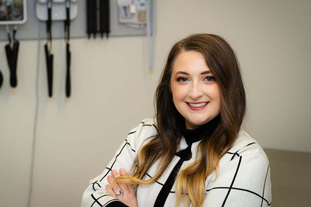 Nurse in exam room
