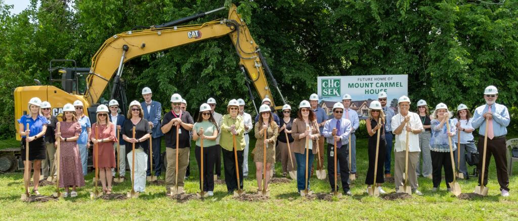 Mount Carmel House groundbreaking